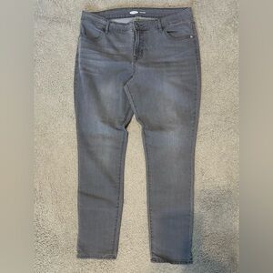 Old Navy Women's Charcoal Skinny Jeans